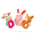 Animals Shape Interactive Squeaky Dog Plush Toy